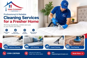 Mattress Cleaning Lahore services by King Cleaning Services